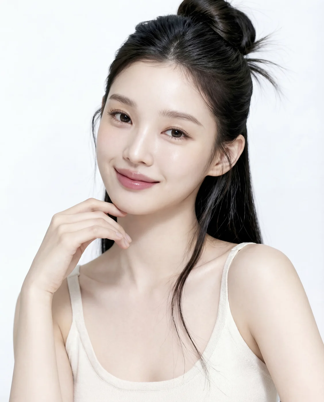 눈가 탄력 상담 안내용 모델 이미지